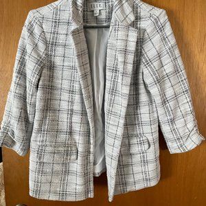 Black & White Plaid Blazer